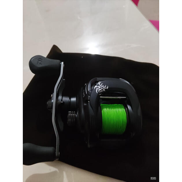 鱼线轮路亚轮远投轮水滴轮渔轮19黑蜘蛛150hsl中大饵作钓73速比左手型