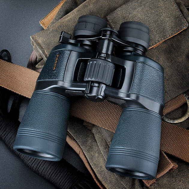 熊猫panda 双筒望远镜变倍 高倍高清 微光夜视 1p猫王10-22x50