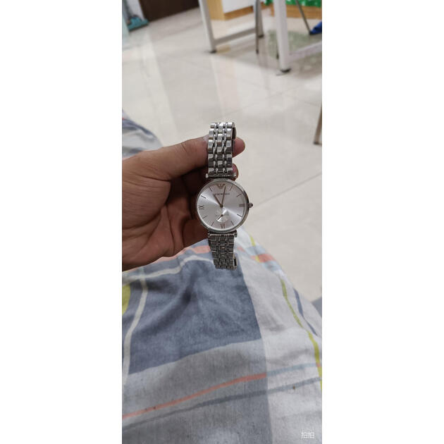 阿玛尼(emporioarmani)手表 钢制表带时尚休闲石英男士腕表ar1819