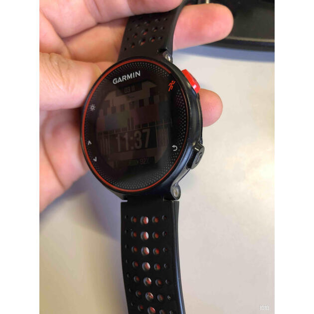 佳明garminforerunner235黑红gps户外手表跑步实时心率腕表防水智能
