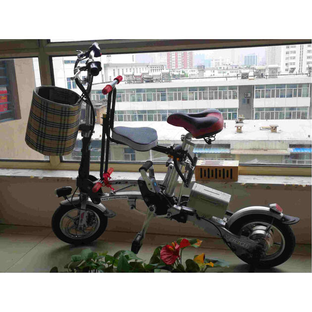 悠骑(jq) 12寸 迷你折叠电动自行车 时尚锂电代步车 出口欧美 官方