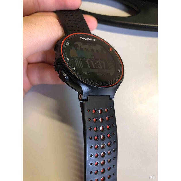 佳明garminforerunner235黑红gps户外手表跑步实时心率腕表防水智能