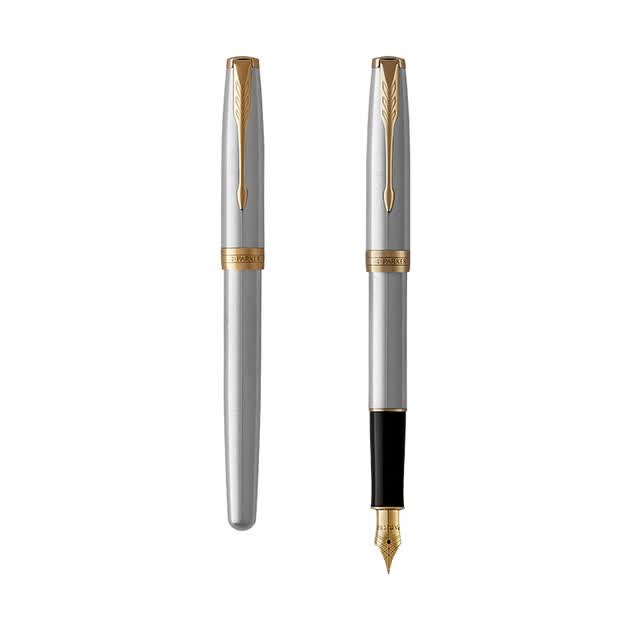 派克(parker)钢笔 卓尔系列钢杆金夹墨水笔