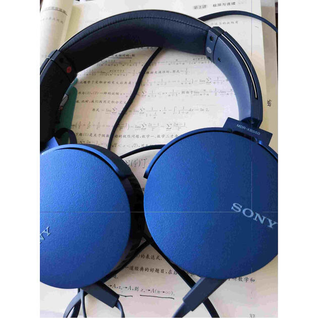 【京东转卖】索尼(sony)mdr-xb550ap 重低音立体声耳机 头戴式 蓝色