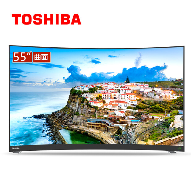 东芝(toshiba)55u6780c 55英寸 人工智能语音曲面4k超高清 2g 16g大