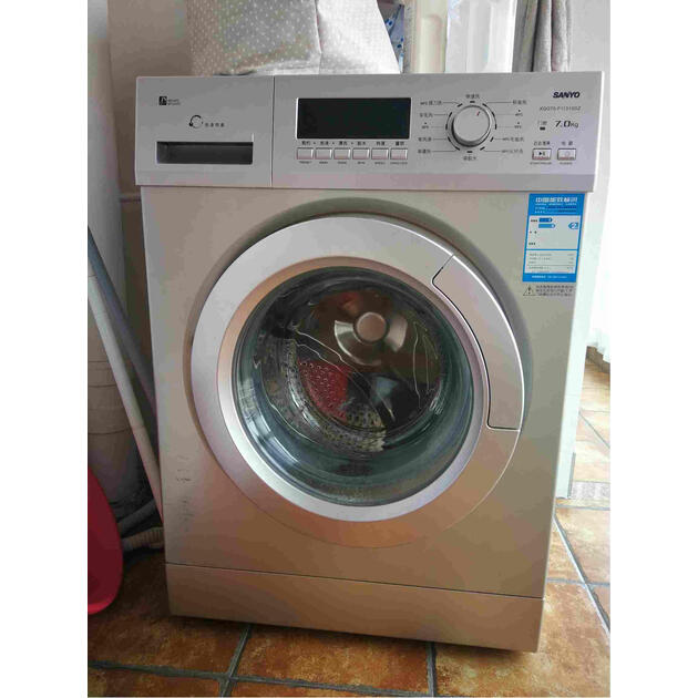 三洋(sanyo)xqg70-f11310gz 7公斤 玫瑰金 滚筒洗衣机