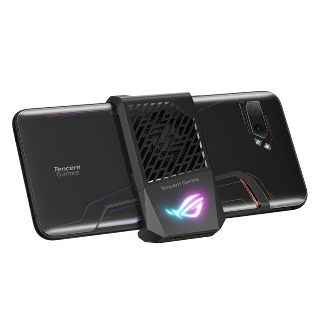 rog游戏手机2 酷冷风扇2 疾速散热 横屏游戏接口拓展 神光同步 手指