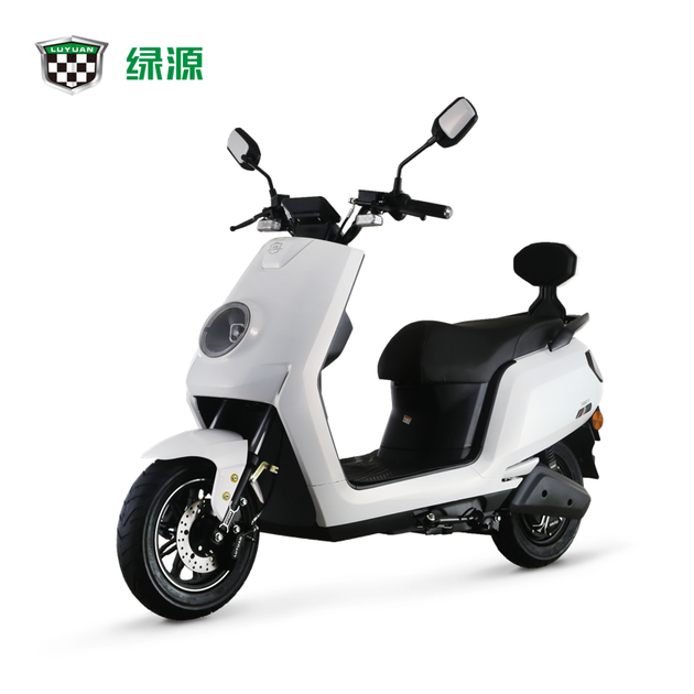 绿源电动车成人代步电动轻便摩托车72v超长续航电瓶车 mhn2 雪山白