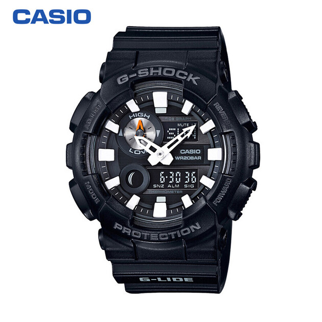 卡西欧casio手表gshock大表盘设计男士防震防磁运动手表石英表gax100b