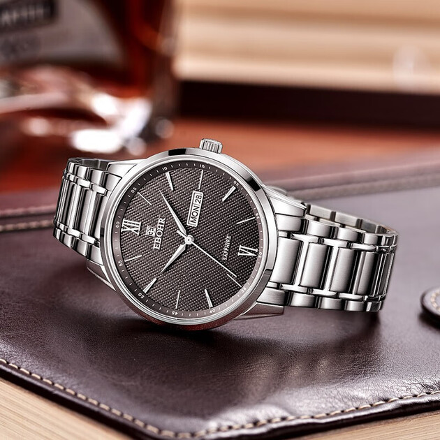 依波(ebohr)【2020新款】手表男学生简约时尚潮流超薄腕表 瑞士风格