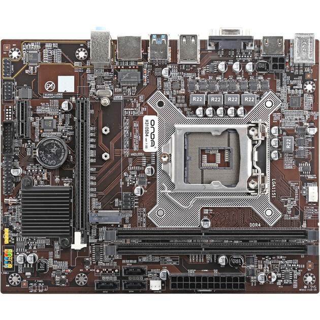 昂达(onda)h310sd4全固版 (intel h310c/lga 1151) 主板 支持6/7/8/9