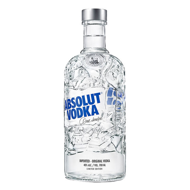 绝对伏特加(absolut vodka)洋酒 原味 伏特加 重造限量版 700ml