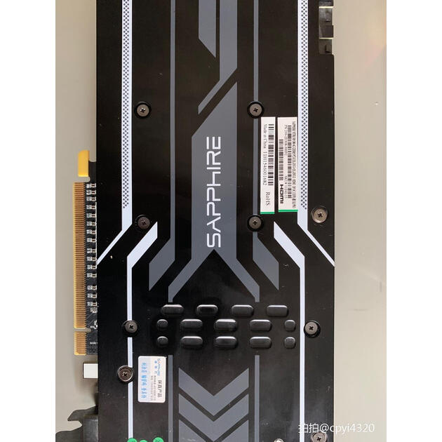 蓝宝石r9 380 4g d5 超白金显卡,性能秒杀 1050ti,和470d一样的性能