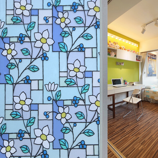 【京东转卖】斯图sitoo 加宽静电贴膜玻璃贴纸免胶3d窗户贴阳台卫生间