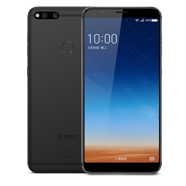 360手机 n7 全网通 6gb 128gb 石墨黑 移动联通电信4g手机 双卡双待