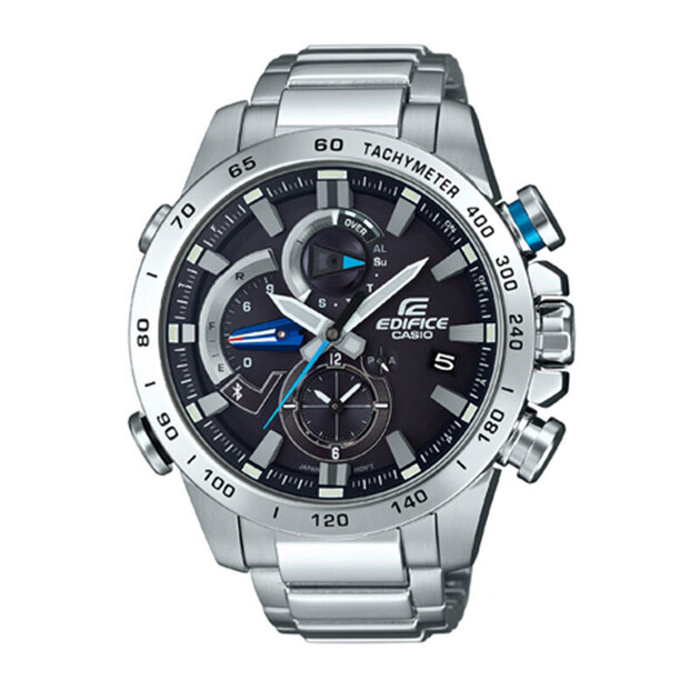 卡西欧(casio)手表 红牛赛车限量光动能蓝牙潮流男表 eqb-800d-1a