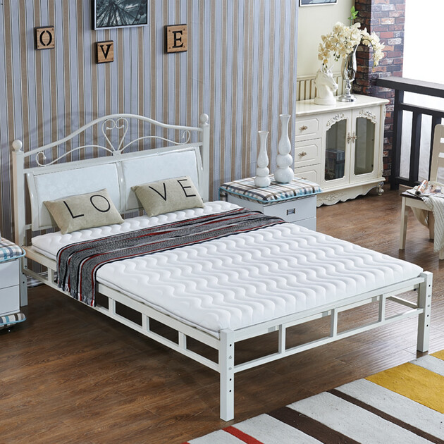 【京东转卖】叠亿 铁艺床 铁架床 铁床 双人 龙骨床 单床 不含床垫 2.