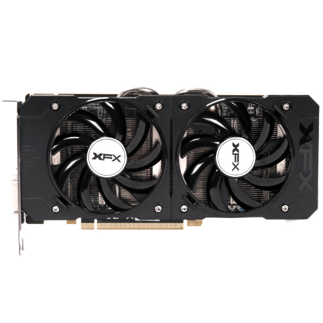 讯景xfxr93704g黑狼双风扇10005600mhz256bitgddr5显卡