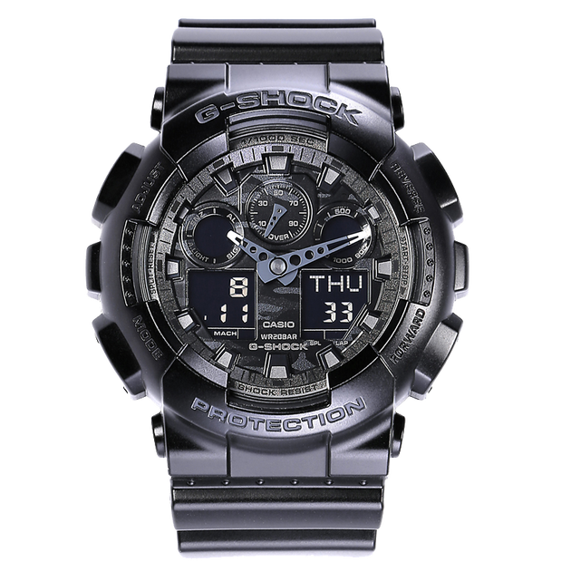 卡西欧(casio)手表 g-shock系列 航空运动 电子男表 ga-100cf-1a