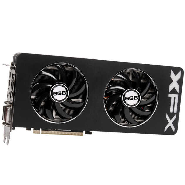 讯景(xfx)r9 280x 6g黑狼 1000/5000mhz 6g 384bit gddr5 显卡