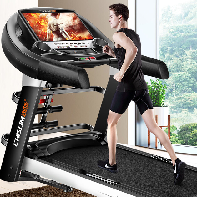 启迈斯大型智能跑步机家用款静音折叠mq7156吋电动彩屏多功能
