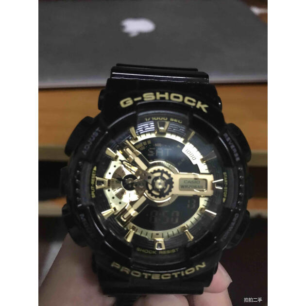 卡西歐(casio)手錶g-shock時尚運動男表 大表盤防水男士表 ga-110gb