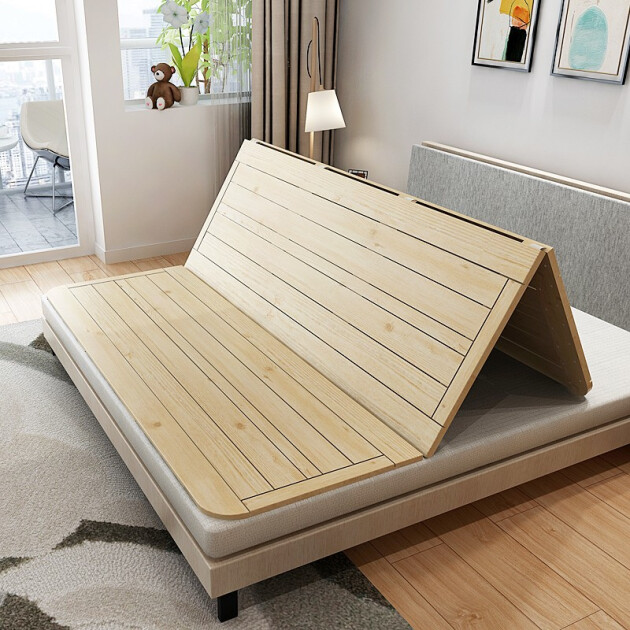 迹邦实木床板松木折叠硬床垫18米15米加厚木板床垫双人硬板床板折叠