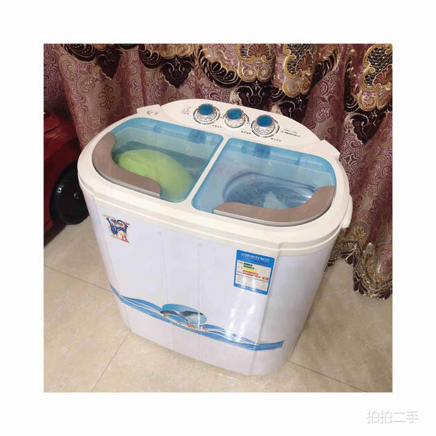 京东转卖小鸭xpb202188s20kg迷你半自动双缸洗衣机
