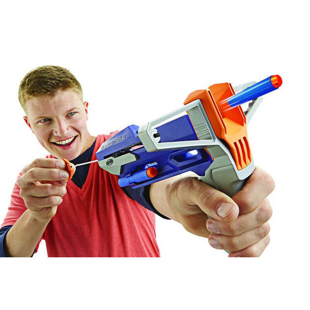 【京东超市】孩之宝(hasbro)nerf热火 软弹弩 精英系列 烈焰弹弓(蓝橙
