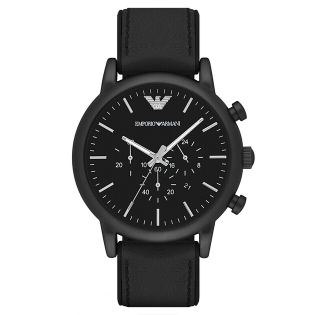 阿玛尼(armani)手表 时尚日历计时男表休闲皮带男士手表腕表男 ar1970