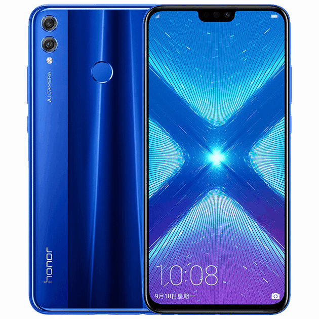华为(huawei) 荣耀8x 手机全面屏全网通 魅海蓝 6gb 128gb 尊享版