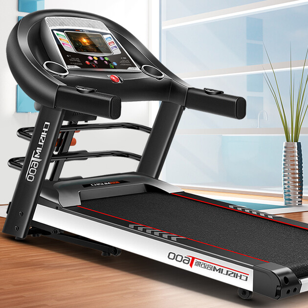 启迈斯跑步机 家用彩屏多功能静音健身器材t600 7吋大彩屏多功能
