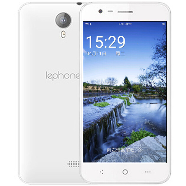 乐丰(lephone)w2 移动联通双4g智能手机 白色