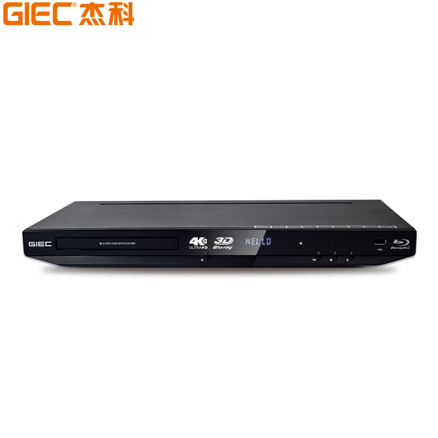 杰科giecbdpg43504k蓝光播放机3d高清dvd影碟机蓝光dvd播放器vcd播放