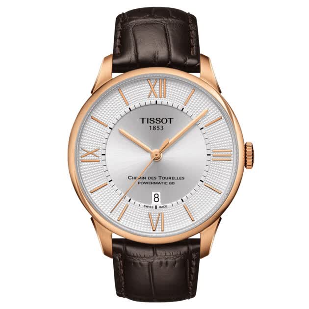 天梭(tissot)瑞士手表 杜鲁尔系列机械男表t099.407.36.038.00