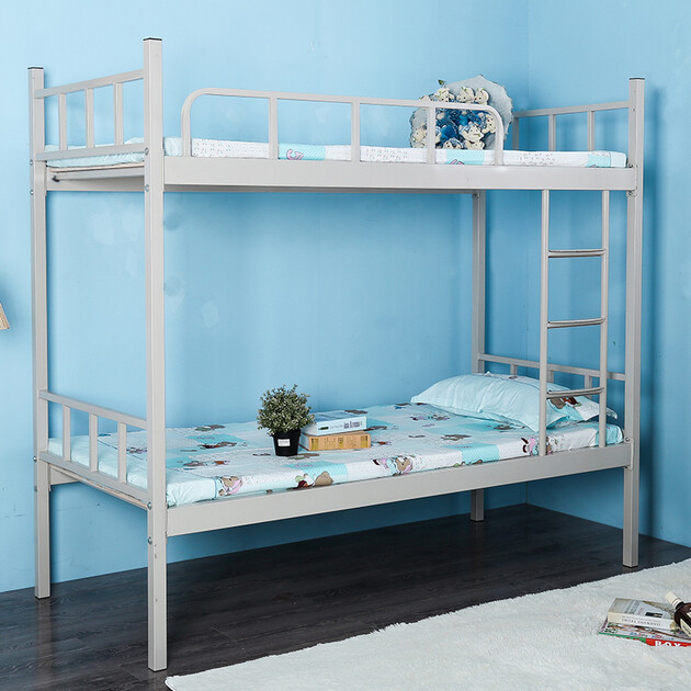 宝威斯隆 上下床铁架铁床双层床上下铺铁艺学生员工宿舍工地成人高低