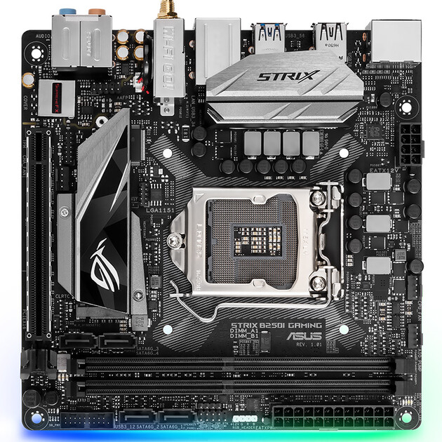 华硕(asus)rog strix b250i gaming 主板(intel b250/lga 1151)