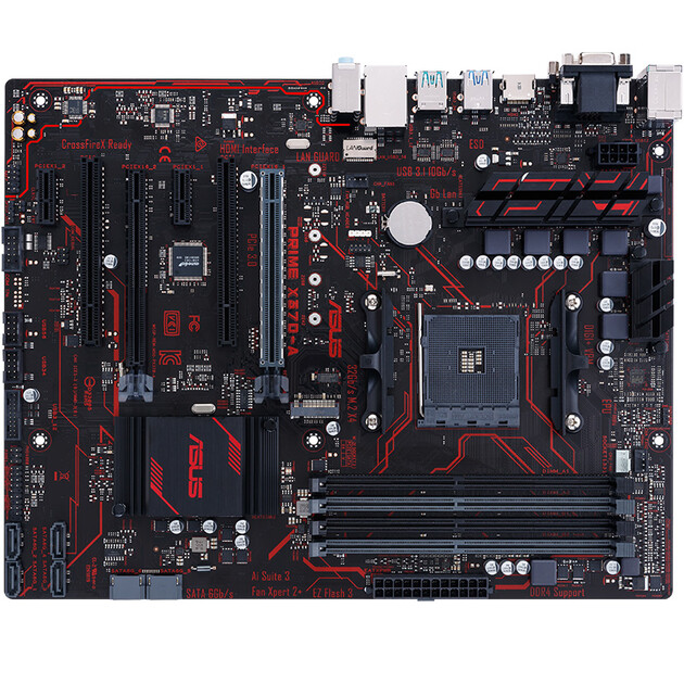主板 华硕(asus)prime x370-a 主板 (amd x370/socket am4)大师精品 x
