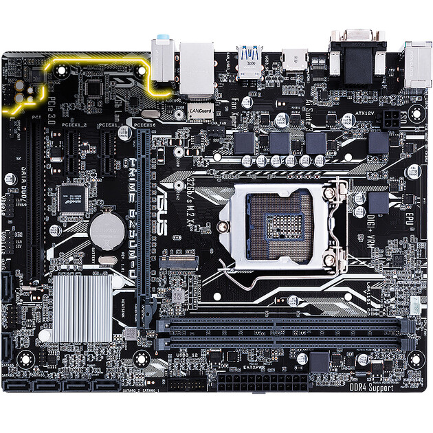 华硕(asus)prime b250m-d 主板(intel b250/lga 1151)