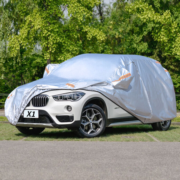 仟禧羊 宝马x1车衣车罩专用防晒罩遮阳防雨隔热 宝马新x1车衣罩 车套