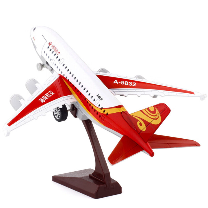仿真空客a380合金飞机模型国际东方海航客机航模摆件收藏男孩玩具