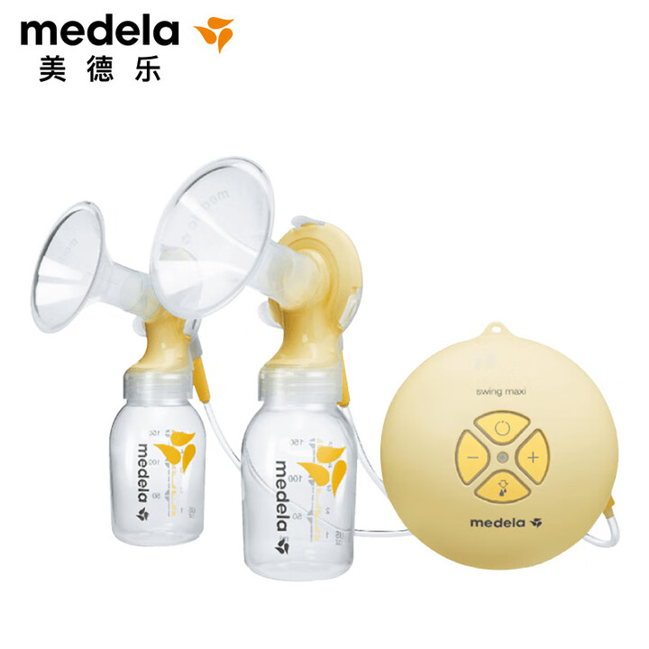 美德乐（Medela）丝韵·翼电动吸奶器双边 挤奶器母乳集奶...