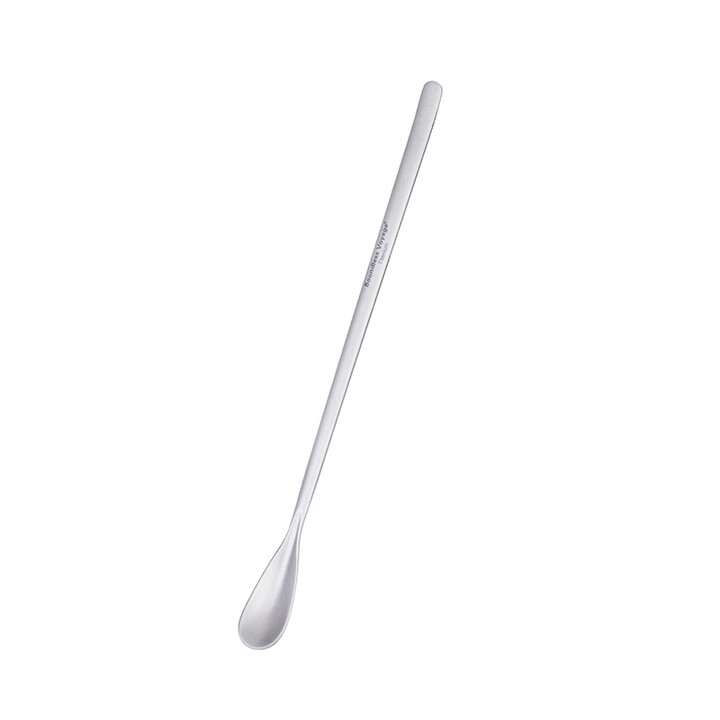 必唯纯钛户外长柄咖啡勺精致小巧轻奢高级感加长 Ti1034T 短勺 钛色