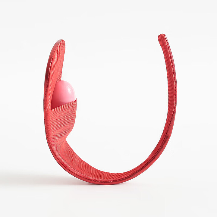 c字裤新款隐形c字裤性感内裤女亮皮自慰内裤 红色