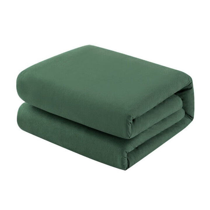 军云军训棉被子内务单人枕头军绿被褥压实简约成人冬季热熔棉被 橄榄绿