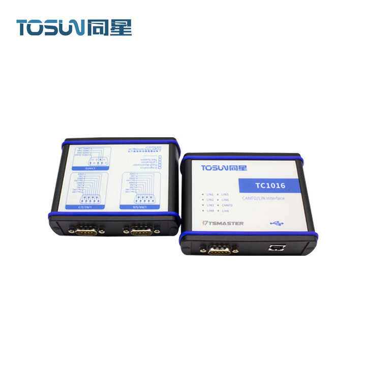【同星TC1016】同星(TOSUN)TC1016新能源汽车通讯 4通道CANFD/2通道LIN总线接口卡 蓝色 TC1016【行情 报价 ...