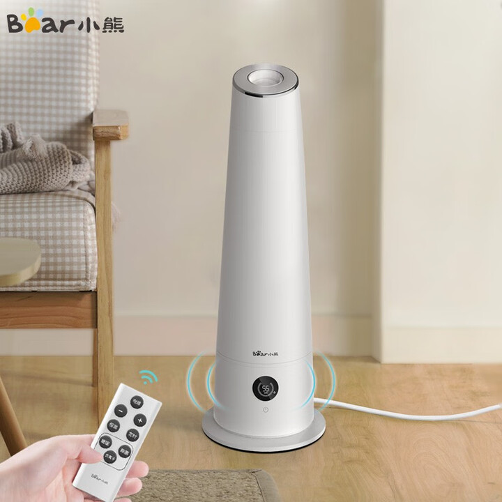 小熊（Bear）加湿器卧室婴儿 迷你家用办公室空气加湿器大雾...