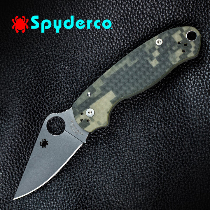 SPYDERCO美国进口spyderco蜘蛛C223户外高硬度粉末钢便携锋利EDC折叠刀 C223GPCMO