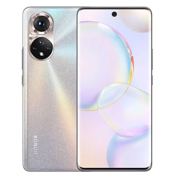 荣耀50手机全网通5G曲面屏幕像素高通骁龙778处理器双卡双待拍照机 荣50亮黑色5G 12GB+256GB