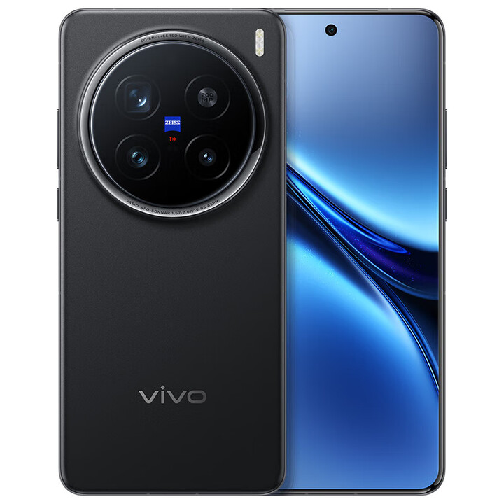 vivo X200 Pro  6000mAh蓝海电池 拍照 AI 手机 2024新款 蔡司2亿APO超级长焦 蓝晶×天玑9400 16GB+1TB 辰夜黑 【24期/免息】
